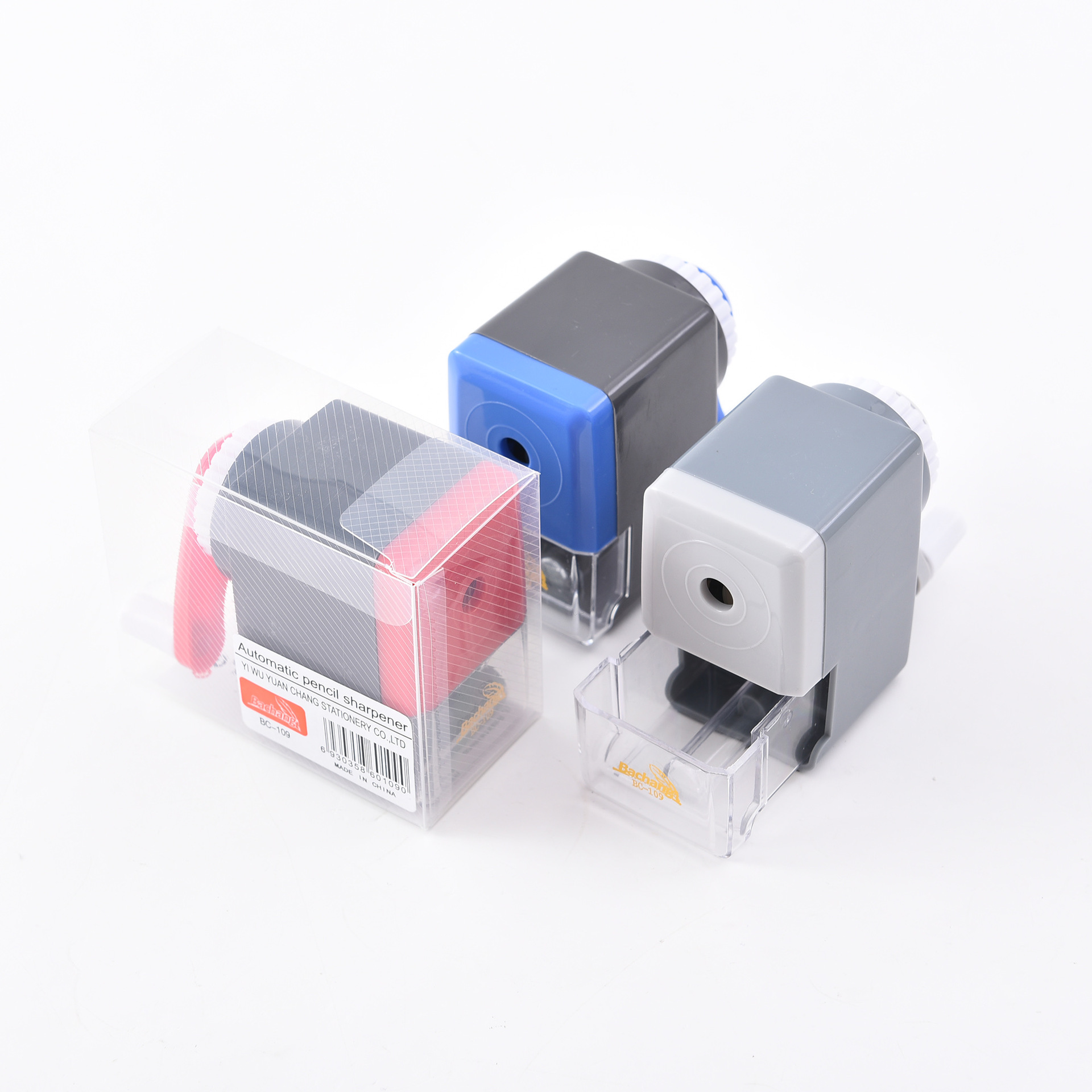 Factory direct supply of cartoon hand-cranked pen sharpener BC-109, cute hand-cranked pencil sharpener for students wholesale pic 6