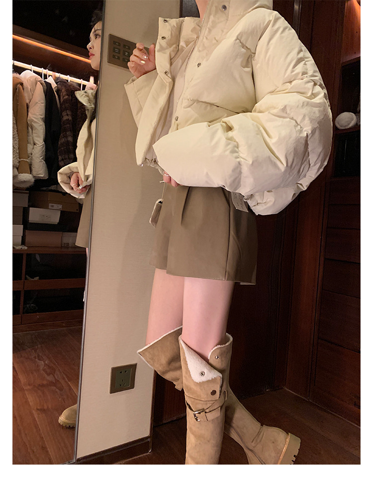 葡萄妈过膝骑士靴女厚底加绒长筒厚绒长靴百搭雪地靴女式棉鞋冬季详情34