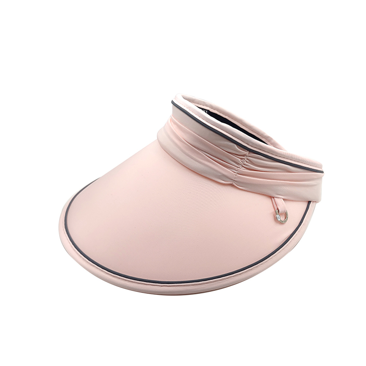 In 2025, the new pleated chanel-style versatile fabric large-brimmed open-top hat is suitable for travel. The foldable sun protection hat can make your face look smaller pic 6