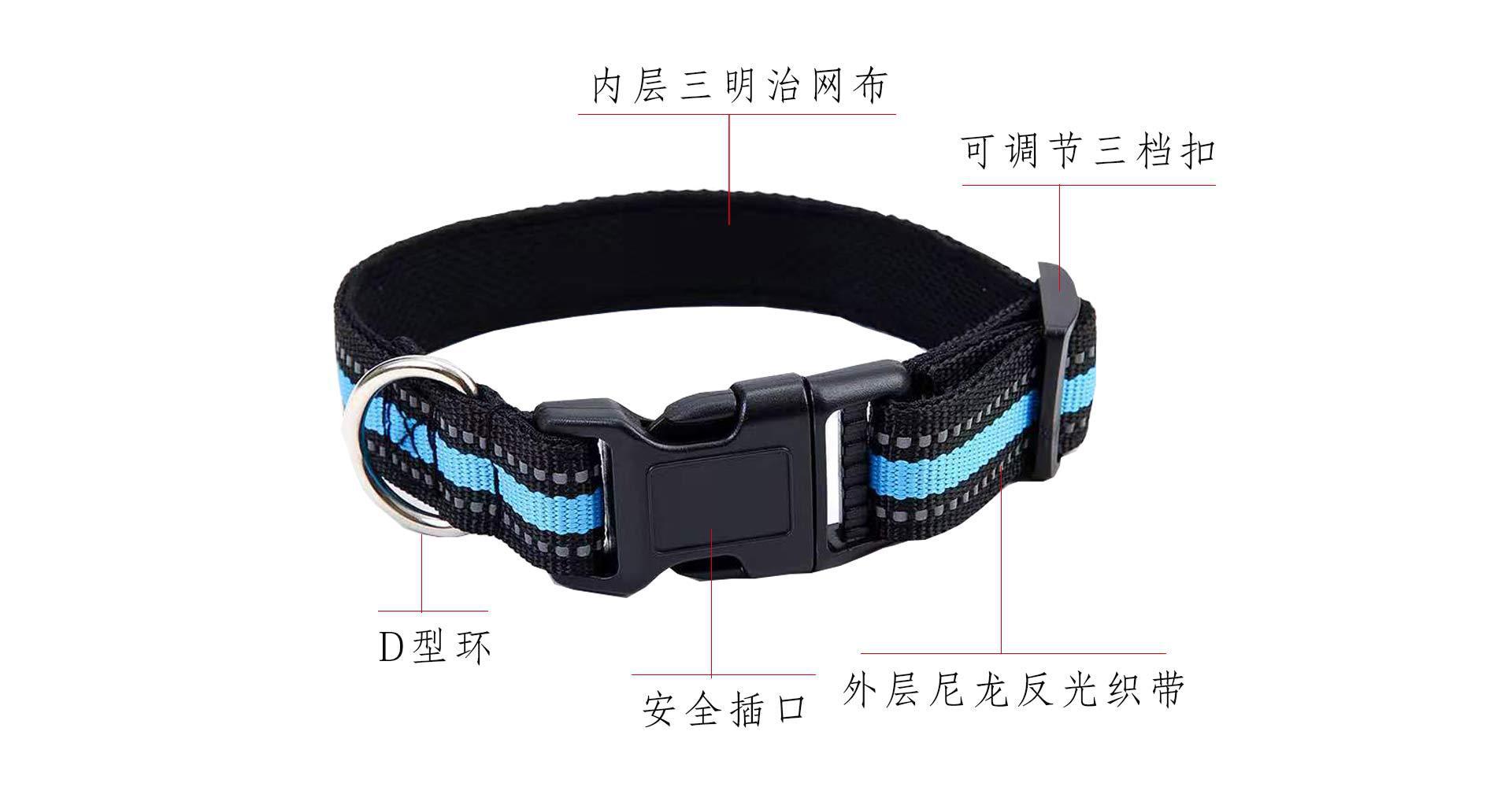Amazon pet chest and back straps, dog leashes, dog ropes, reflective webbing for pet chest and back pic 4