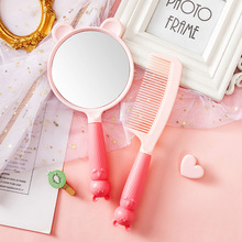 872卡通动物宝宝儿童梳子女童一岁2岁美发梳细齿尖尾2把梳子套装详情11