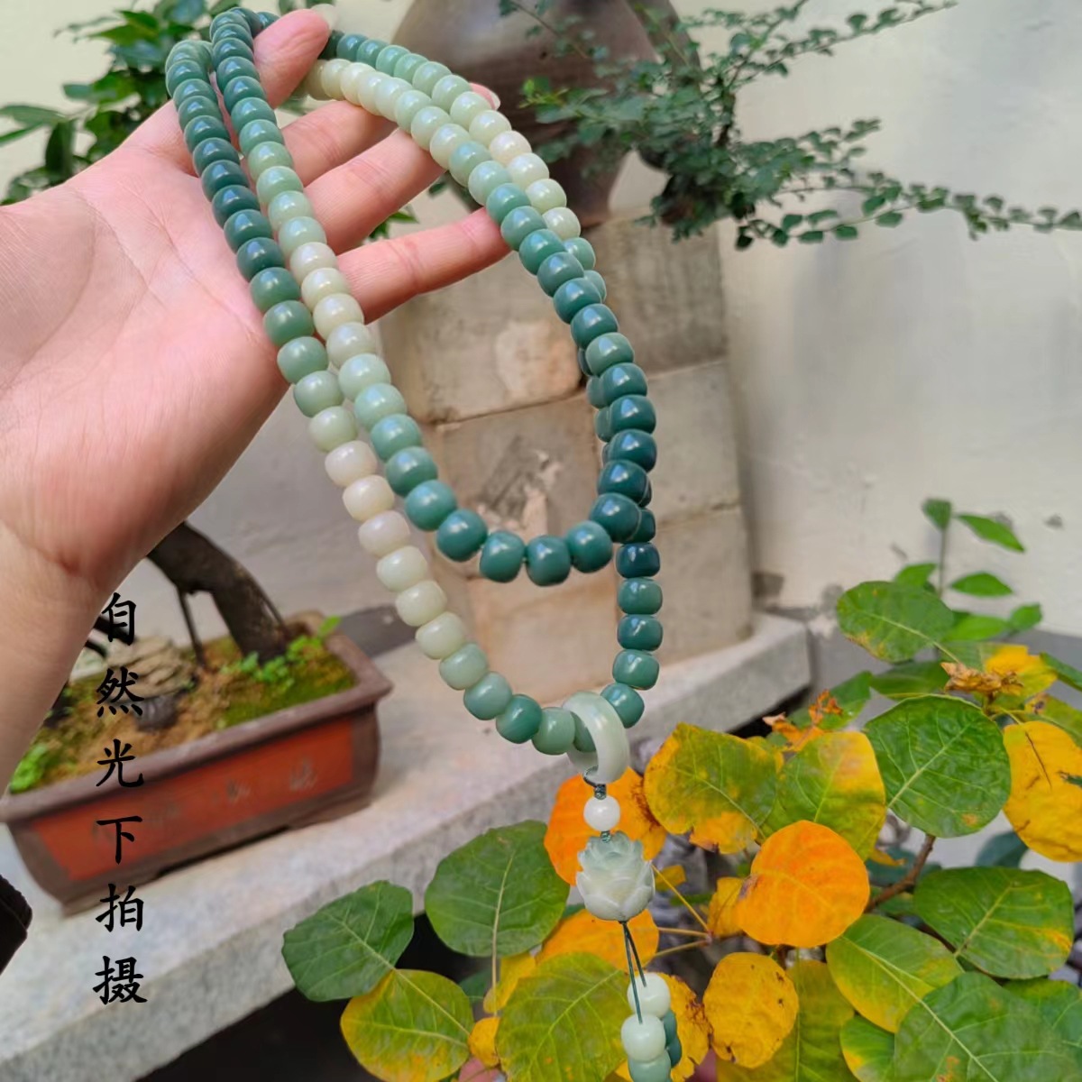 Qingmang Dunhuang Bodhi Root Bracelet, Handmade diy Buddhist prayer beads, prayer beads, necklace, bracelet, fine New Chinese-style jewelry wholesale pic 26