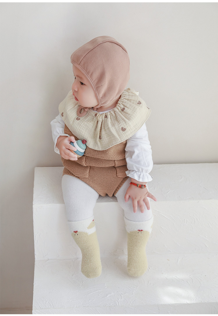 2023冬季新品新生儿宝宝袜子加厚加绒保暖婴儿袜子可爱卡通中筒袜详情21