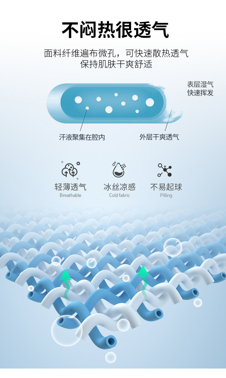 夏季男士短裤速干冰丝运动休闲清凉宽松大码外穿薄款五分裤沙滩裤详情14