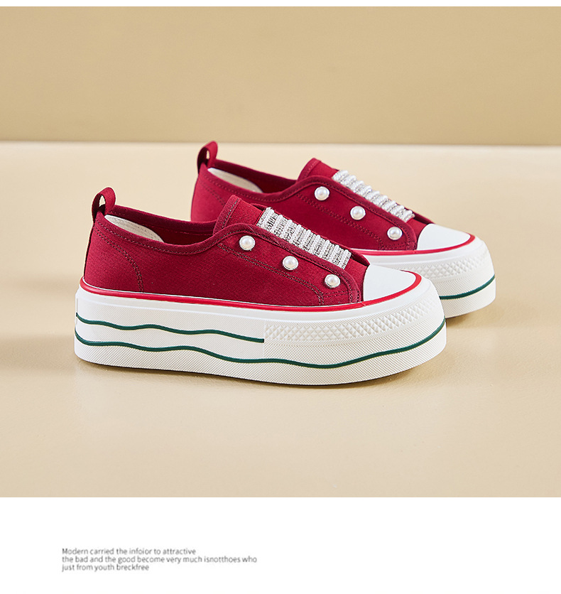 2024秋季帆布鞋新款韩版ins小白鞋女学生厚底增高休闲街拍BR6171详情21