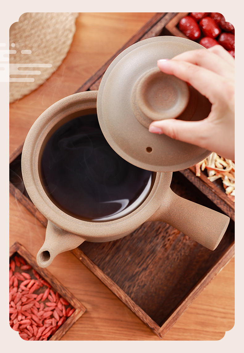 陶煲王原陶砂锅熬中药煎药锅养生壶家用传统瓦罐沙锅熬药罐子明火详情3