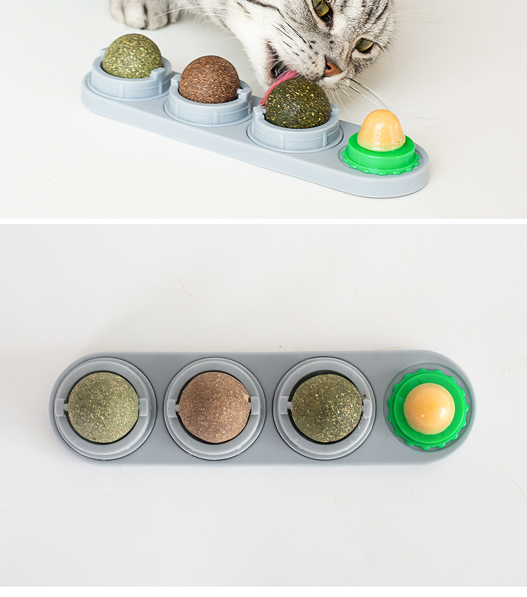 亚马逊爆款猫咪薄荷球玩具旋转猫薄荷猫零食棒棒糖自嗨猫玩具详情15