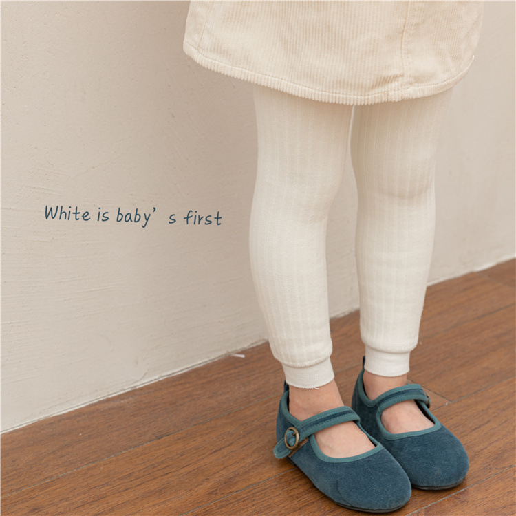 2022冬季新款儿童打底裤批发宝宝复古色坑条九分裤加绒加厚潮裤详情19