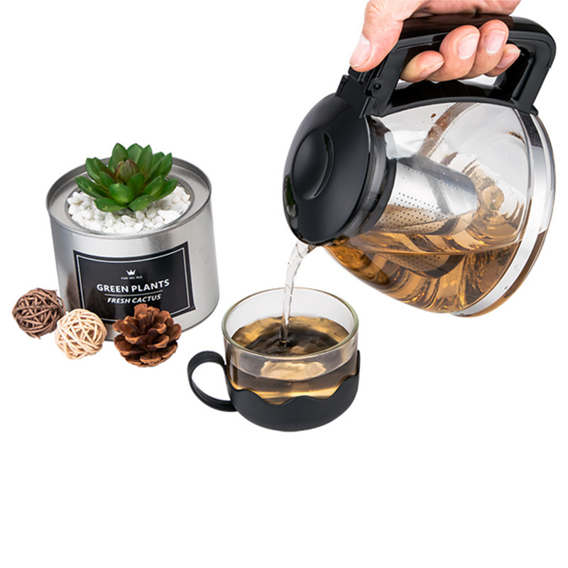 家用户外耐热花茶壶茶壶耐高温过滤茶具功夫泡茶壶大容量玻璃茶壶详情16