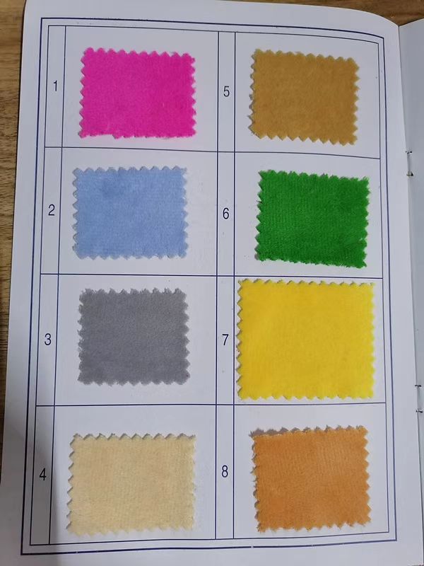 The manufacturer has in stock crystal super soft, crystal fleece super soft short plush fabric for cushions, throw pillows, and toy fleece pic 1