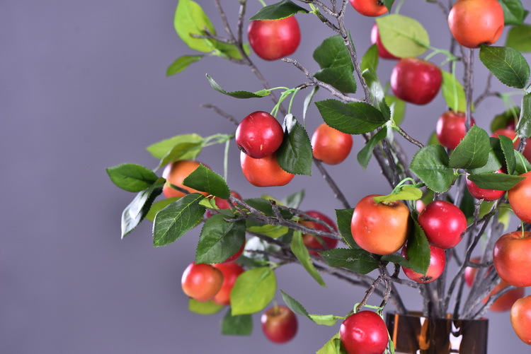 Wholesale of artificial apple branches, multi-leaf home decoration fruit branches, new Chinese-style New Year decoration berries from the manufacturer pic 16