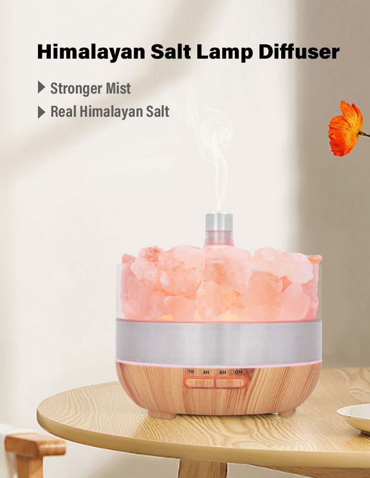 Salt stone essential oil diffuser, small electrical appliance, desktop indoor automatic spray humidification diffuser, hotel cross-border wholesale pic 1