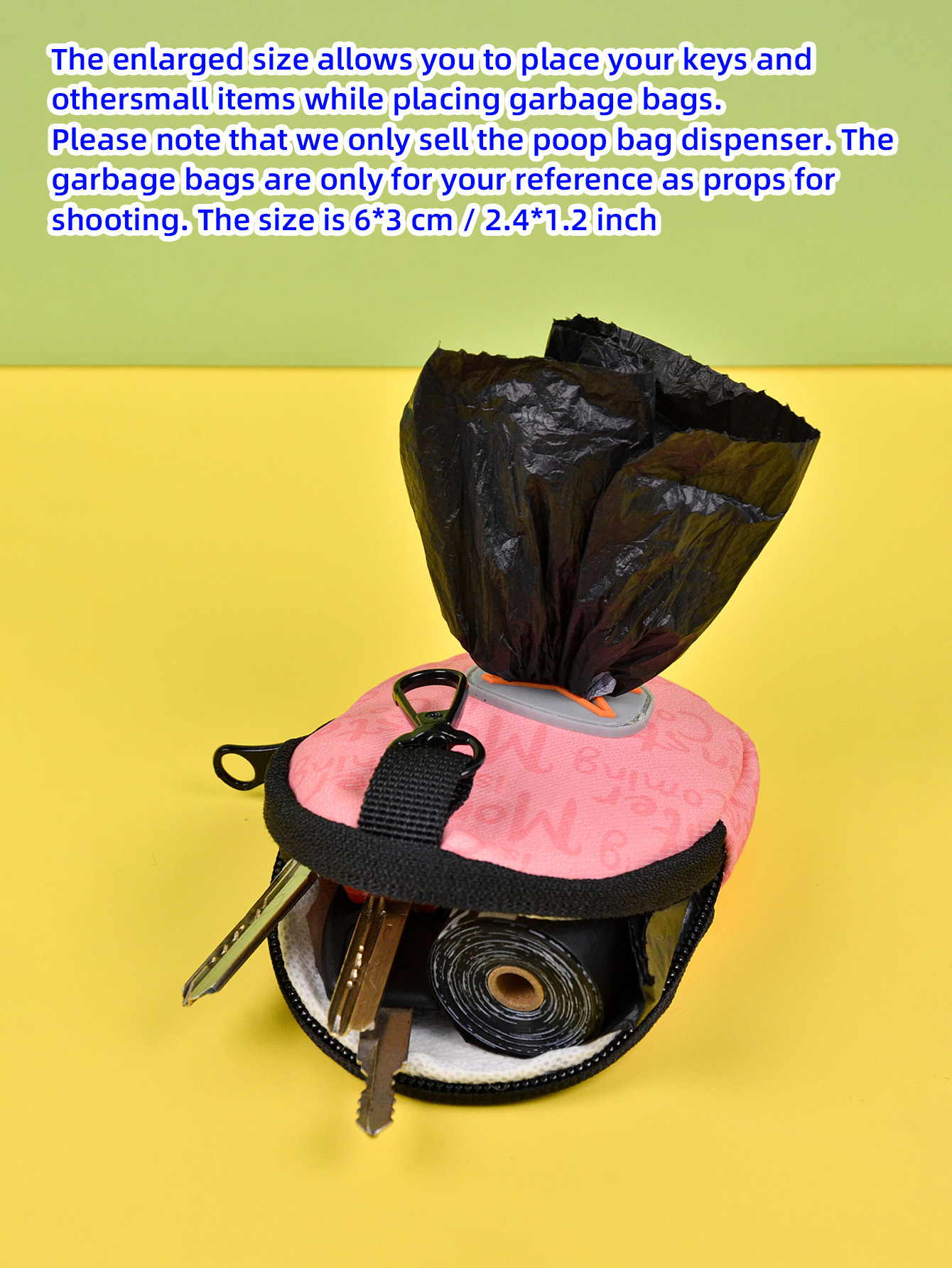 跨境新款万圣节礼物恶搞迷你怪兽款宠物垃圾袋分配器拾便袋收纳包详情9