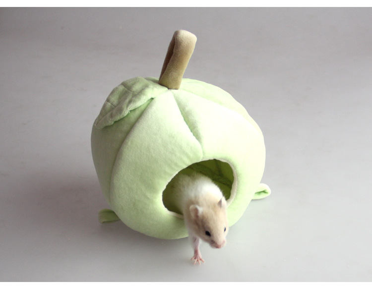 蜜袋鼯宠物窝厂家小宠吉仔仔保暖冬天荷兰猪苹果鸟巢天竺鼠水果棉详情18