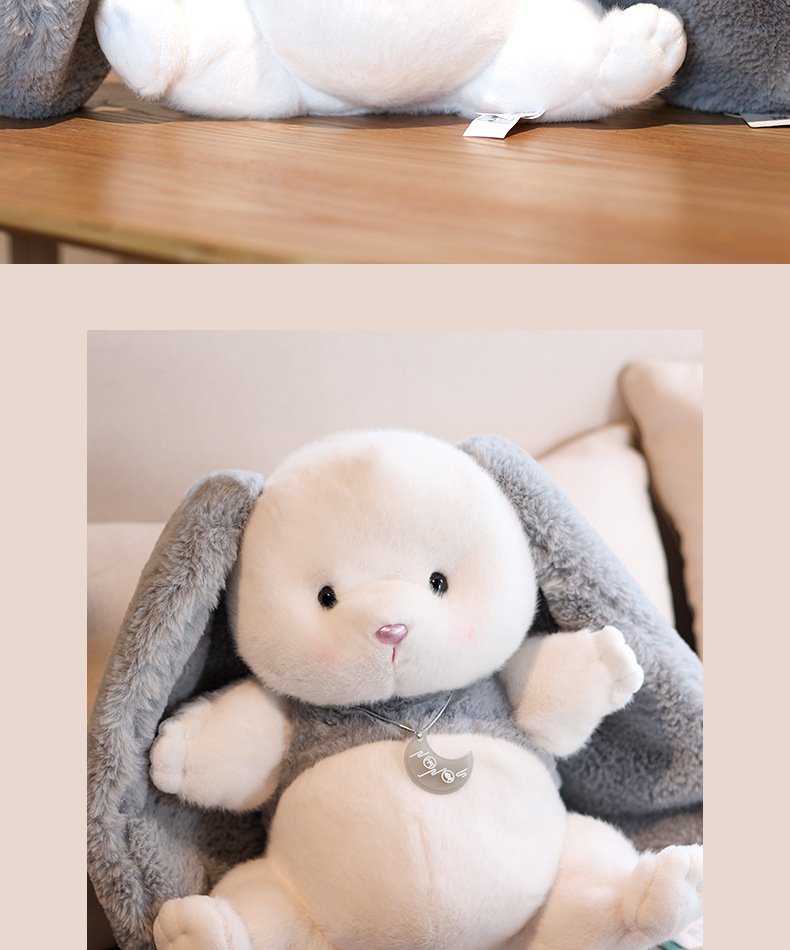 Wholesale of Duai Yutu plush toys, rabbit soothing dolls, pillow figurines, ring toss toys, claw machines and bed pressing dolls pic 2