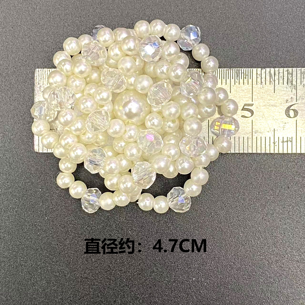 Línea europea y americana rosa forma de flor accesorios accesorios accesorios de pelo hechos a mano con cuentas zapatos y sombreros accesorios de ropa venta directa de fábrica al por mayor pic 6