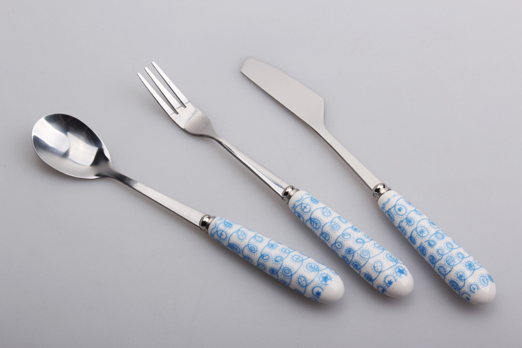 陶瓷柄不锈钢勺子高颜值创意卡通儿童西瓜勺家用咖啡冰淇淋雪糕勺详情29