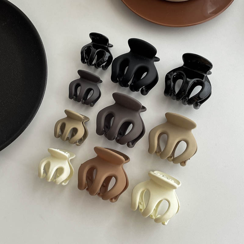 13CM curly hair clip, large hair volume, Korean-style ponytail hair accessory, high-end shark clip wholesale in Yiwu pic 23