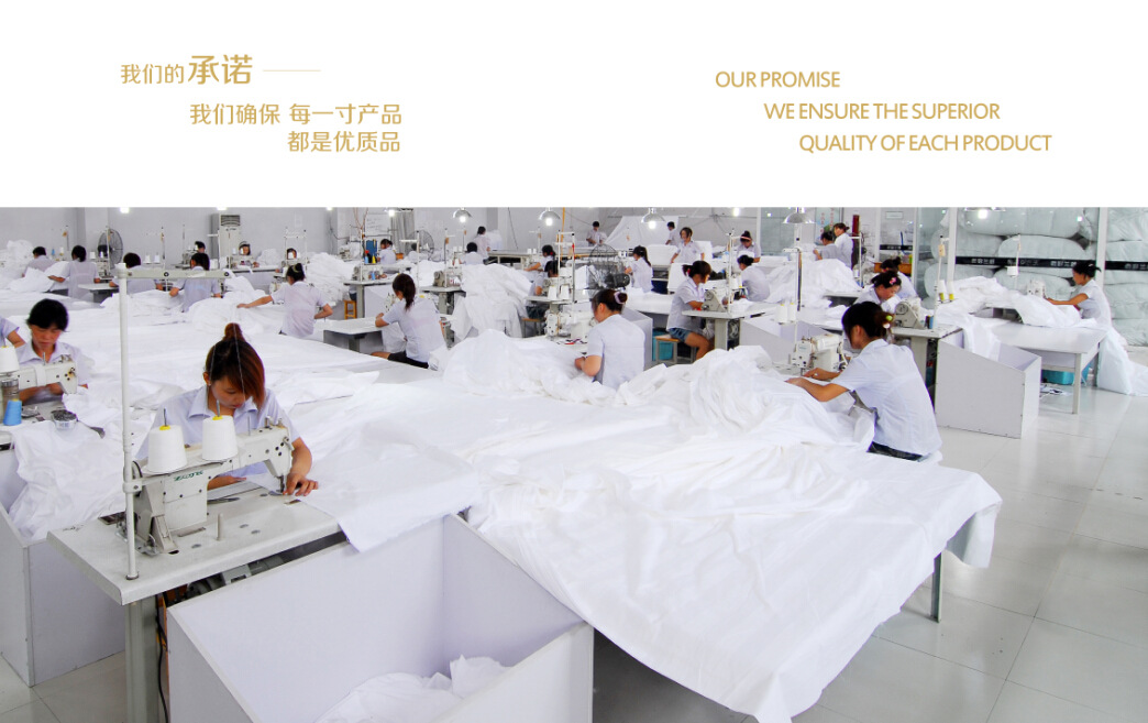 Shefan Hotel Supplies Pure white all-cotton brocade hotel bedding factory direct sales pic 10