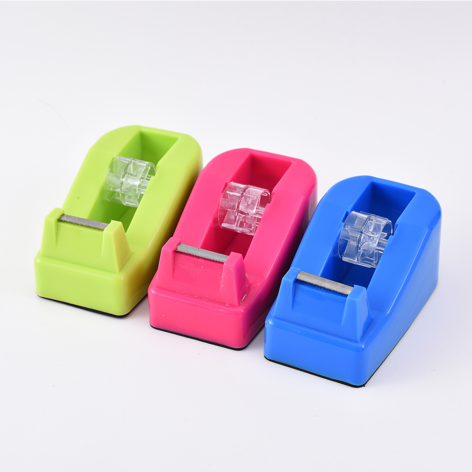 Factory direct supply of cross-border special 8051 color tape holder, small adhesive tape, office stationery, creative adhesive tape cutter pic 5