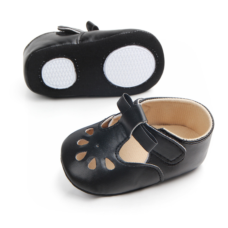 Wholesale of best-selling multi-color perforated baby shoes, anti-slip walking shoes, semi-rubber soles and soft-soled baby shoes 0921 pic 26