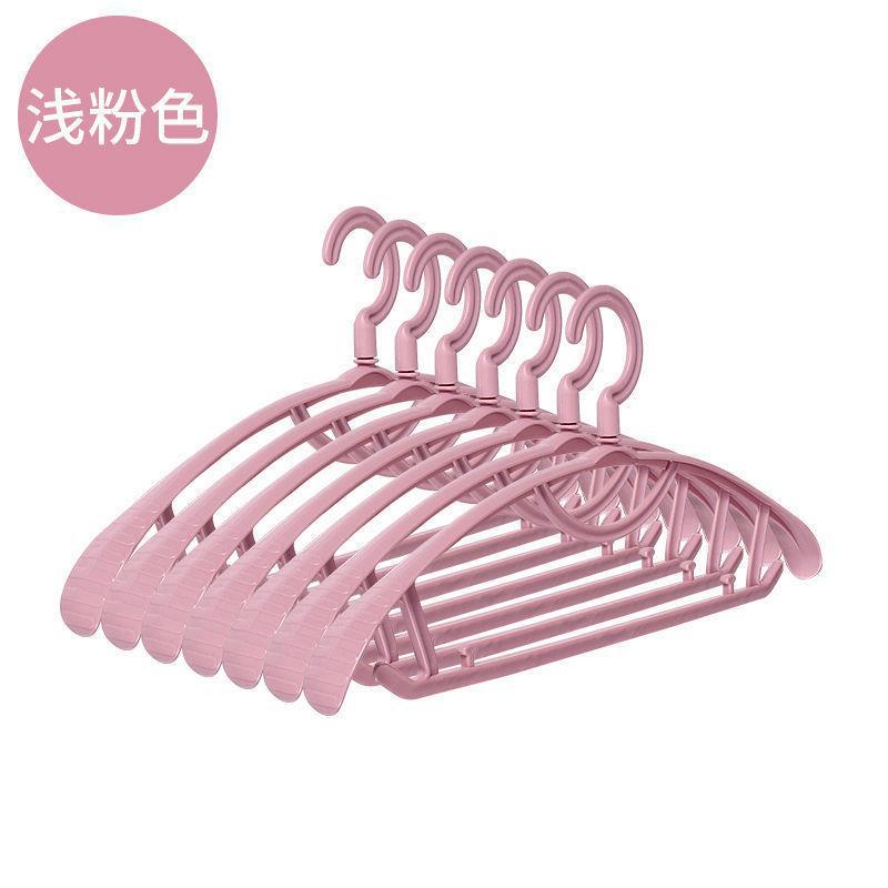 Factory direct sales of thickened plastic clothes hangers, wide-shoulder thickened anti-slip clothes racks, multi-functional traceless clothing and pants racks wholesale pic 13