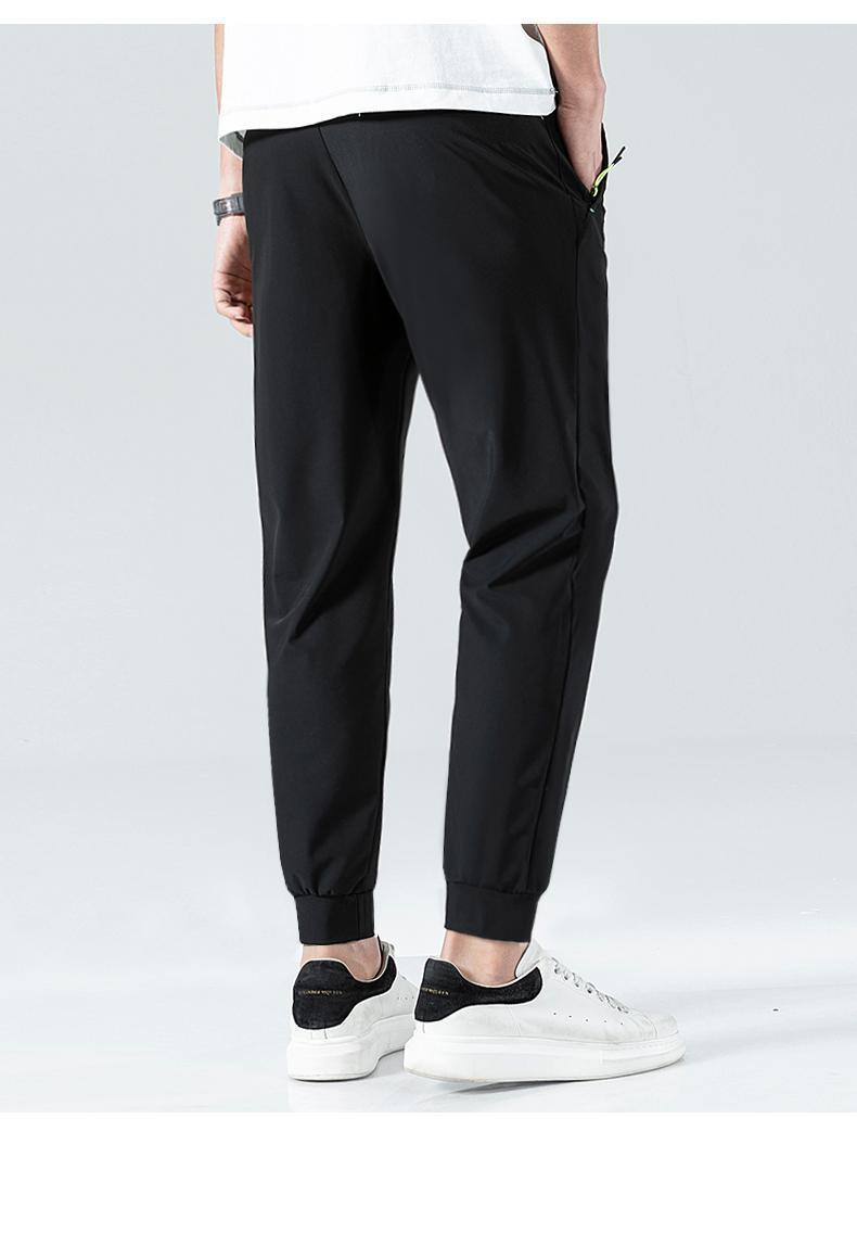 冰丝裤男士夏季超薄款网眼速干运动休闲长裤宽松加肥加大码空调裤详情20