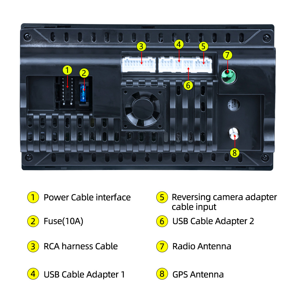 7/9/10寸安卓车载导航仪 多媒体播放器Carplay手机互联蓝牙一体机详情13