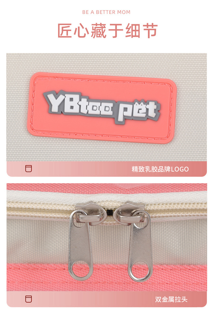 Pet bag for going out, portable single-shoulder cat travel bag, fashionable and simple, foldable, lightweight pet backpack and handbag pic 22