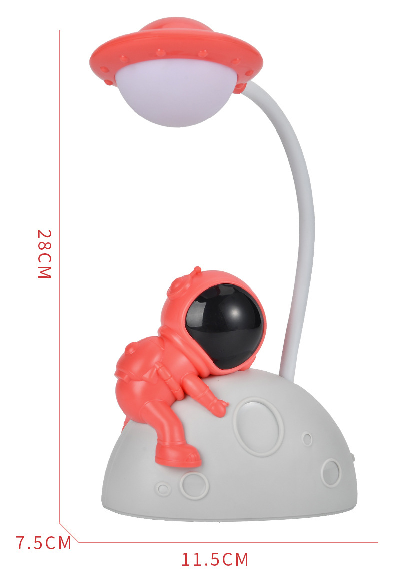 Creative Astronaut Lamp, Student eye-protecting charging Lamp, Cartoon Folding Learning led lamp pic 9
