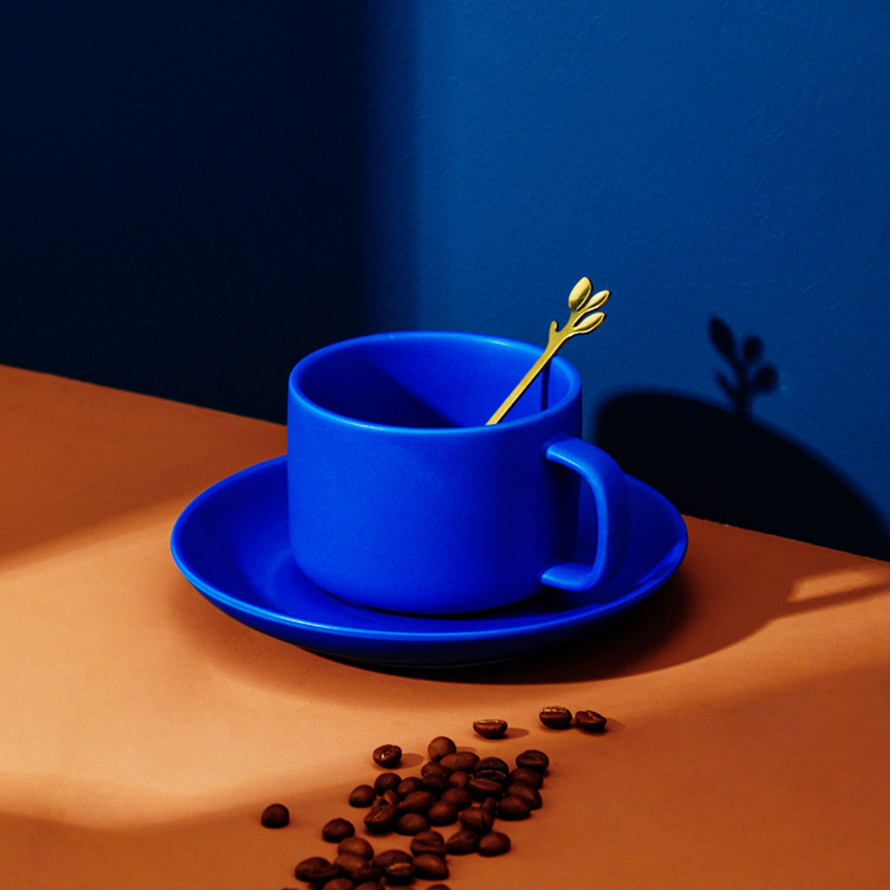 大吉大利创意陶瓷杯反口杯家用水杯马克杯早餐牛奶杯子燕麦杯详情3