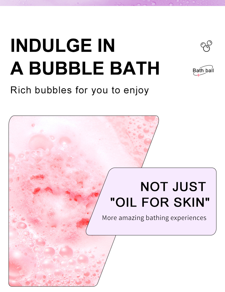 All English SADOER explosive bath salt balls, rose fragrance bath, gentle and skin-friendly bath balls, cross-border export wholesale, exclusive for export, exclusive for export pic 26