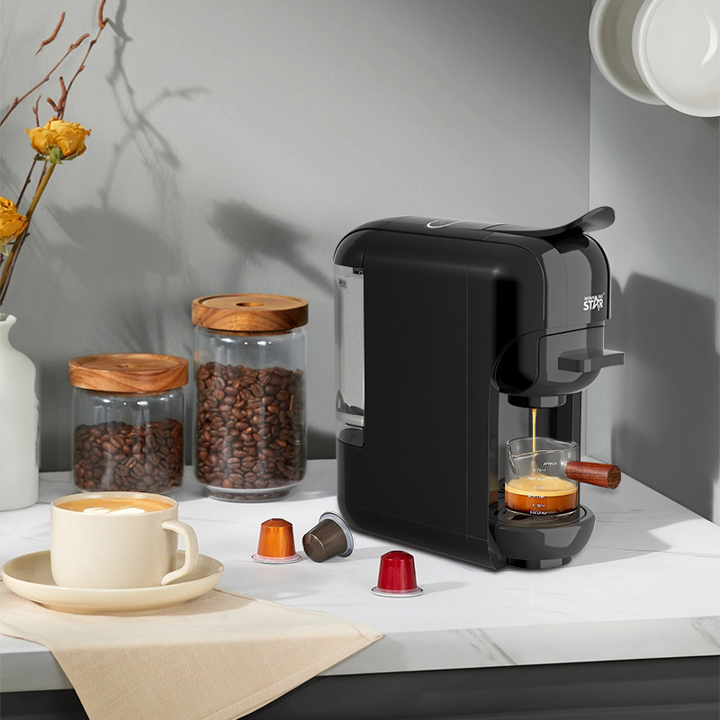 Winning Star Multi-functional capsule Coffee Machine with two types of British and European standard capsules, powder bags and tea bags in one pic 2