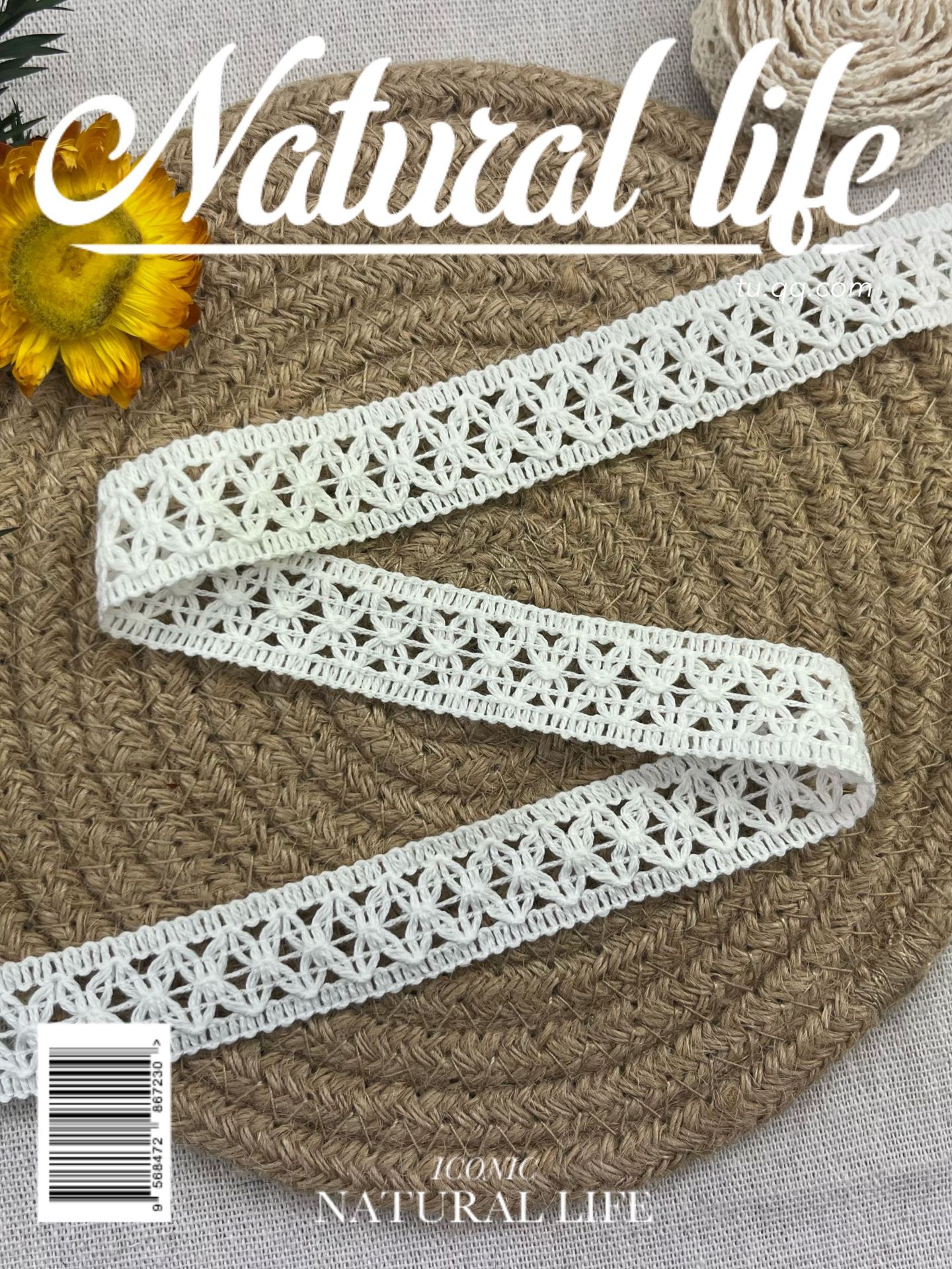 Wholesale of lace cotton thread, Pingyang lace woven clothing accessories, cotton thread, lace accessories, clothing lace pic 16