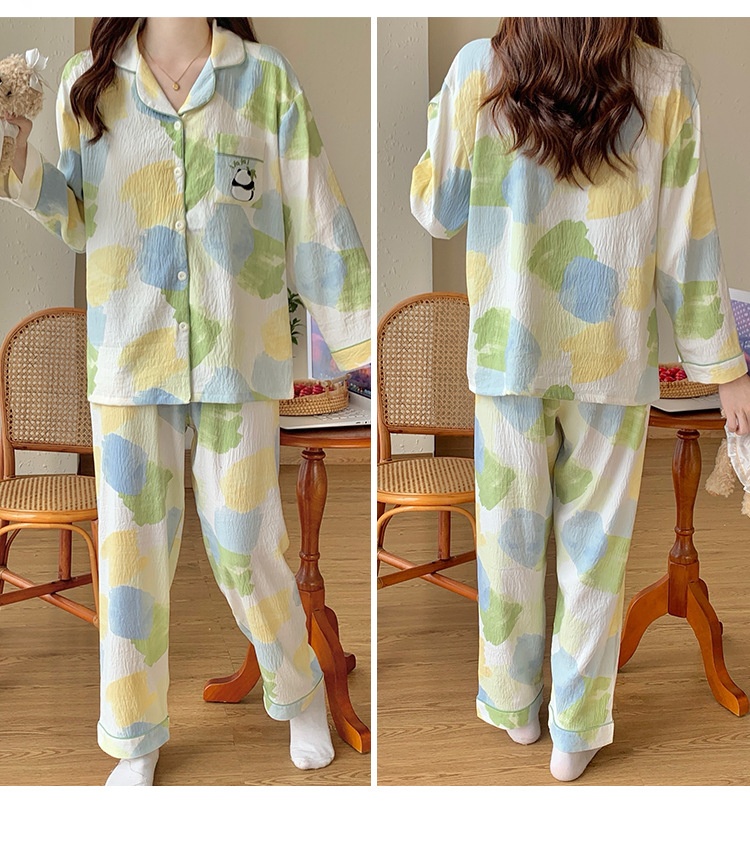 云朵棉睡衣女春秋季新款长袖卡通可爱甜美女士可外穿家居服套装详情15