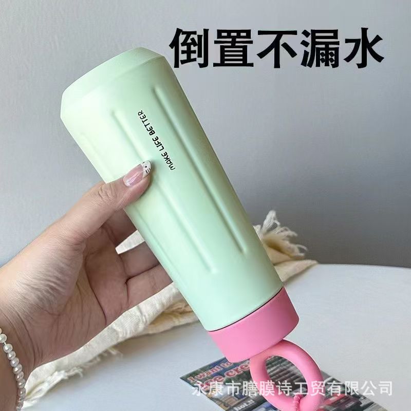 多巴胺女神杯高颜值加厚便携车载随行杯子学生通用不锈钢保温杯详情4