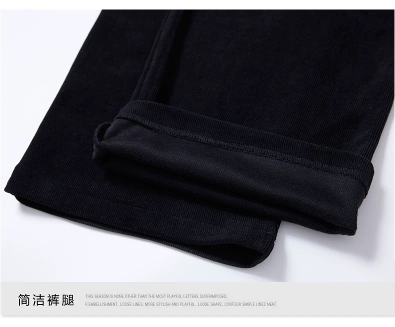 【高品质】欧棉绒阔腿裤秋冬新款加厚女高腰宽松爆款雪尼尔休闲裤详情28