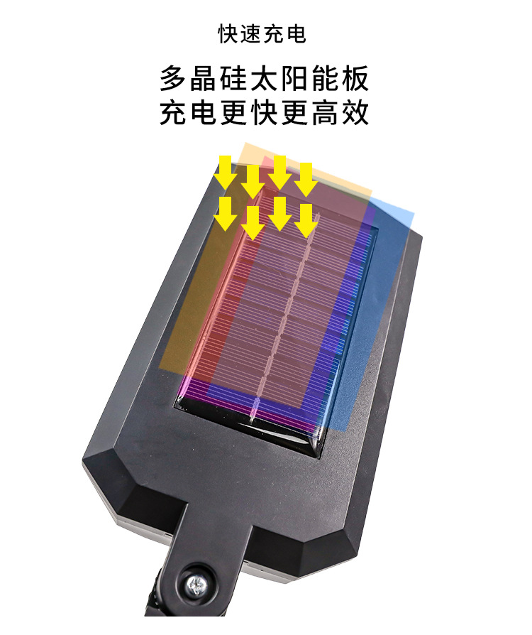 Cross-border remote control outdoor solar garden lamps, LED human body lighting sensor lamps, household waterproof street lamps, solar energy pic 11