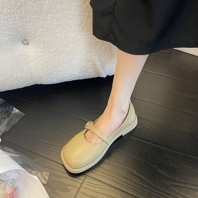 浅口低跟软面小皮鞋女2022年夏季新款学院风休闲舒适女式单鞋批发详情16