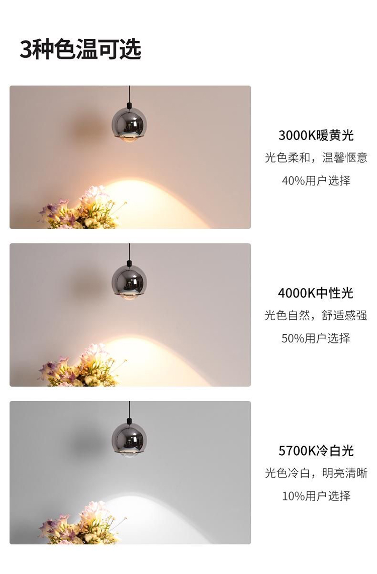 The LED telescopic suspended creative round ball pendant lamp is simple, modern and light luxury. It is a smart small hanging device for the bedside bar in the bedroom pic 11