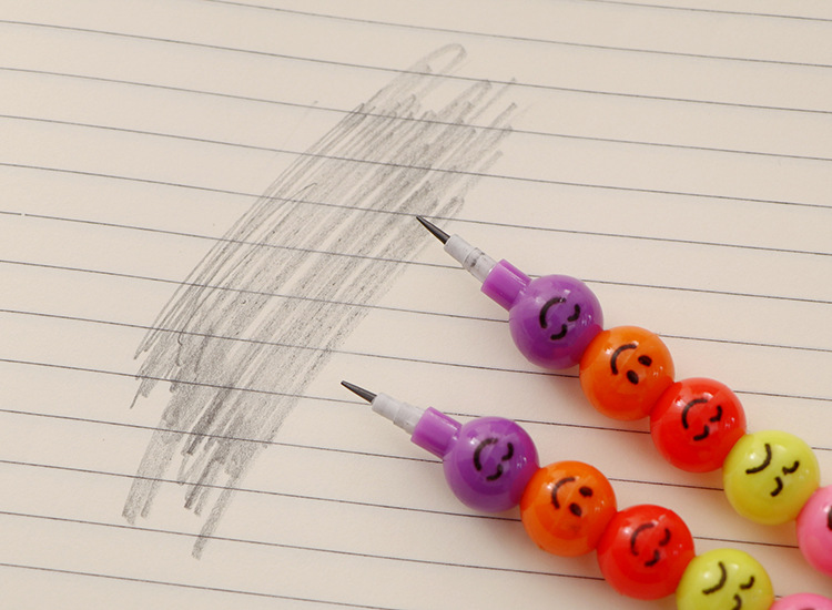 Creative 7-section Expression sugar-coated haws, pencils, crayons, student pencils, stationery, school supplies wholesale manufacturer pic 8