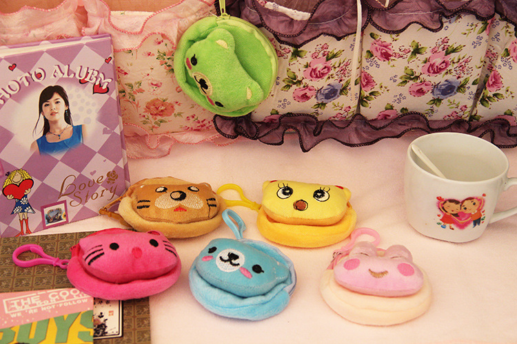 Wholesale key case, creative coin purse, cartoon fabric coin purse pic 15