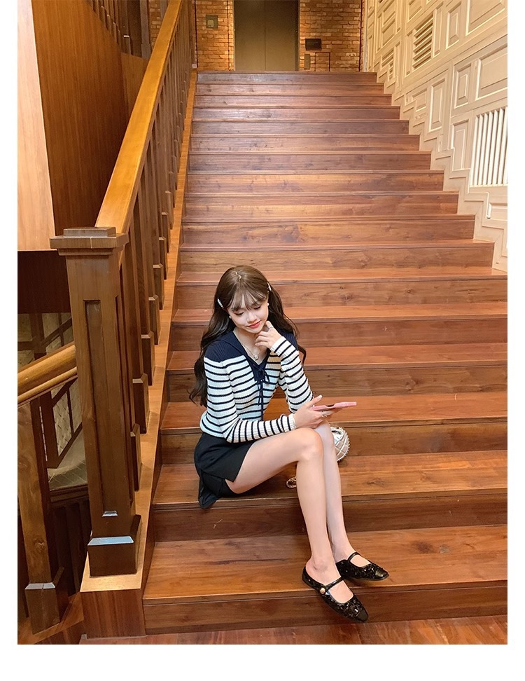 银色玛丽珍鞋亮片芭董舞鞋子真皮女鞋葡萄妈单鞋女2024春款女鞋子详情45