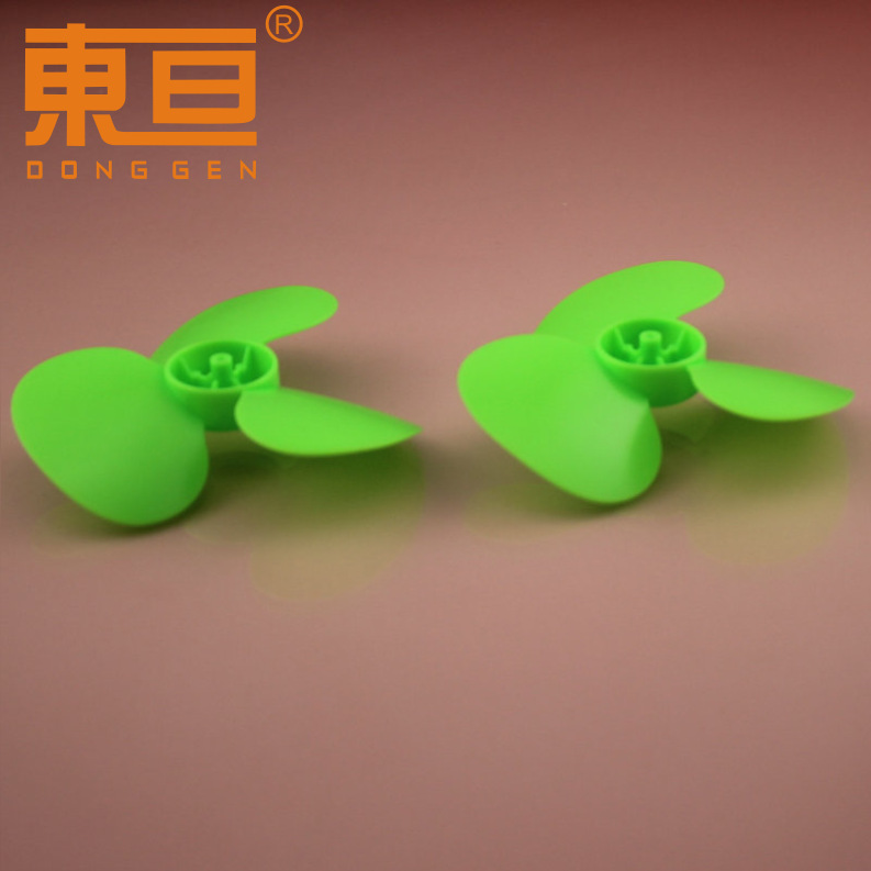 Φ933Y2A Green 93 three-blade propeller, fan blade, reverse propeller toy accessories, small technological creations pic 5