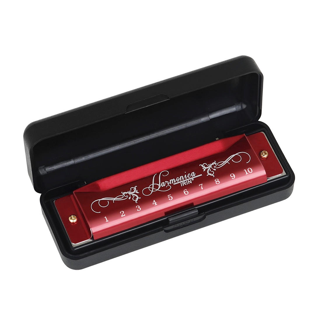 Cross-border wholesale of IRin 10-hole 20-note harmonica in C key for beginners to start playing the 10-hole harmonica pic 18