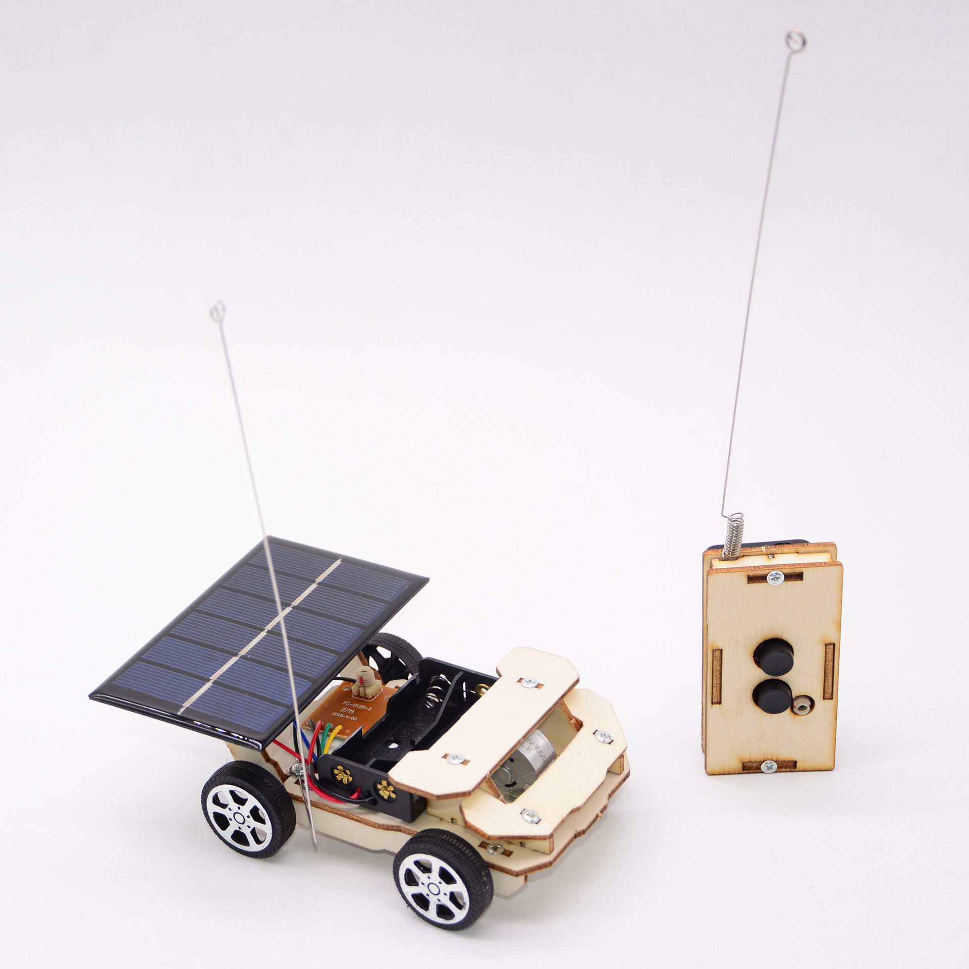 Xinyuan Solar remote control car, wireless racing car model, electric car, student DIY handicraft small invention materials pic 6