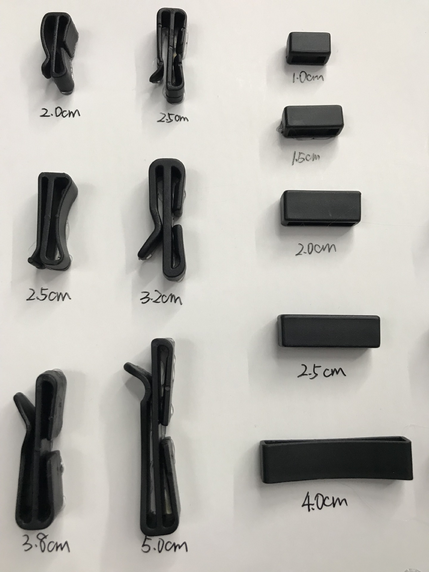 Low-price promotion: Backpack webbing buckles, ladder buckles, square buckles, plastic adjustable buckles, three-position buckles pic 21