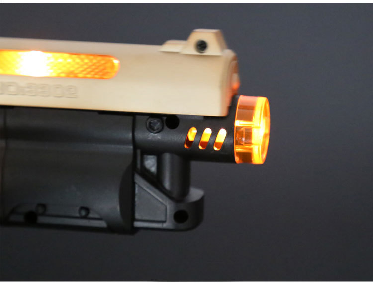 儿童玩具枪厂货直销电动灯光震动八音枪男孩左轮地摊热卖玩具详情7