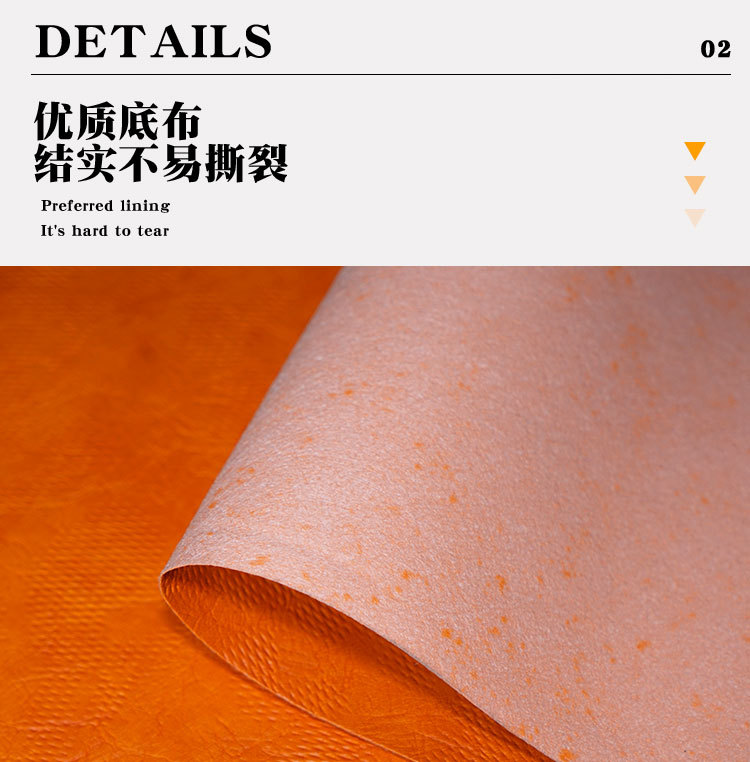 Factory in-stock leather with needle marks and color changes, 0.7mm spunlace fabric bottom, for bags, notebooks, photo album covers pic 7