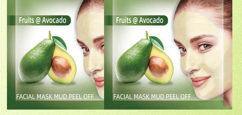 Dear She Avocado Mask, peel-off head Mask/Nose mask, clean pores, absorb oil, cross-border export pic 20